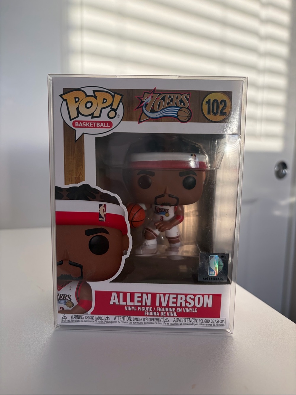 Allen Iverson Philadelphia 76ers Funko Pop! Vinyl Figure #102